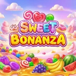 Sweet Bonanza game artwork at Rolletto Casino for United Kingdom players